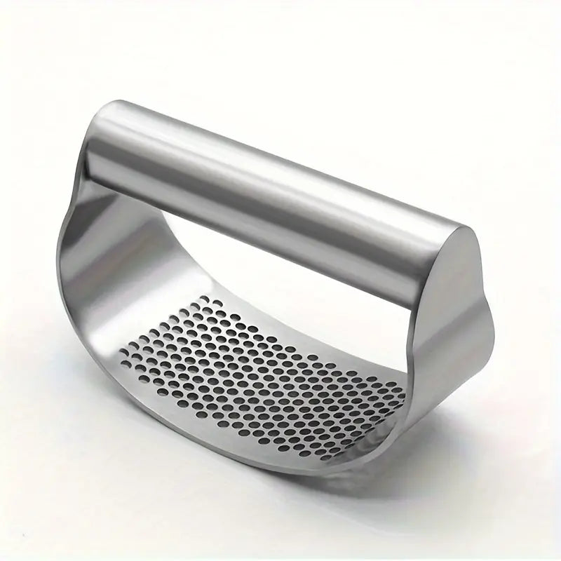 Kitchen 1pc Stainless Steel Garlic Press