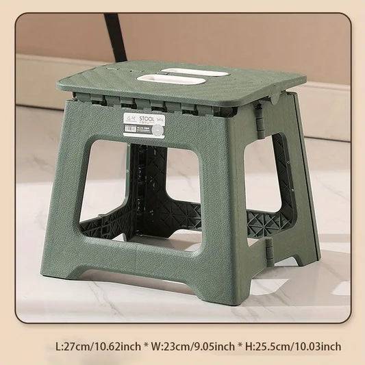 1pc Square Folding Stool for Adults GREEN