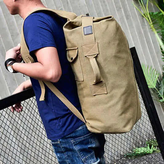 Bag 1pc Fashion Large Capacity Travel Backpack Khaki - Medium