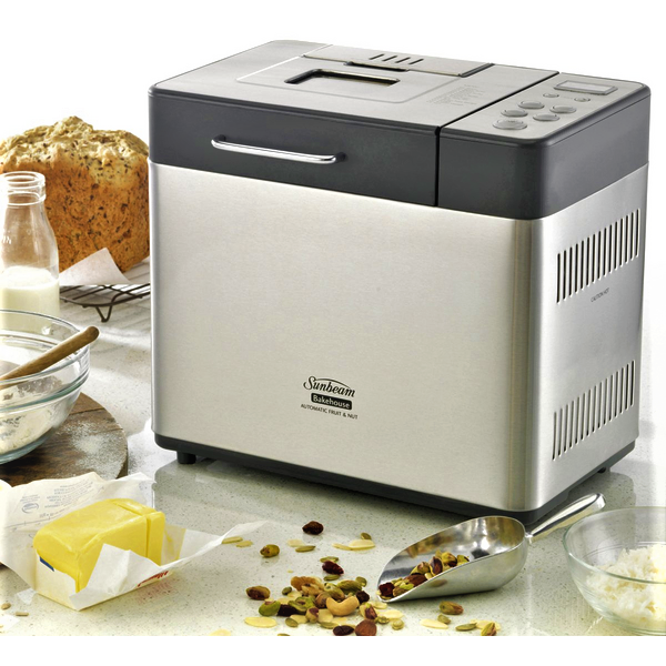 Kitchen Breadmaker Stainless Steel - 3 Crust Settings/1kg Bread loaf capacity