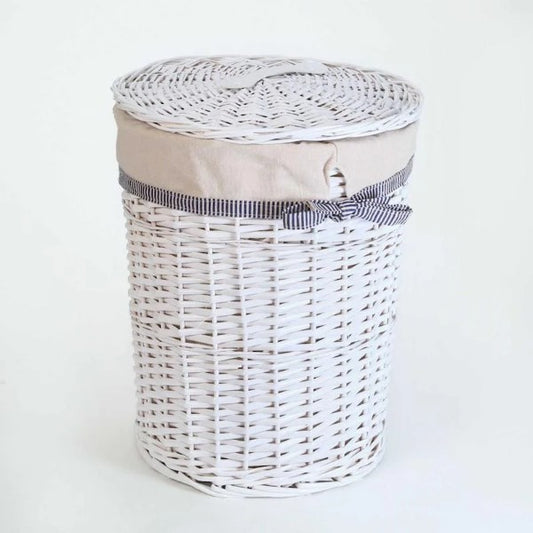 Laundry Salerno Laundry Hamper White Medium