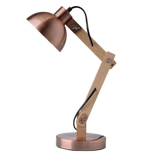 Home Tablefair Dexter Table Lamp Copper Brush
