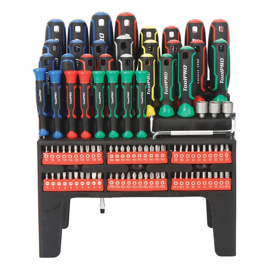 Tools ToolPRO Screwdriver Set - 100 Piece