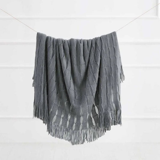 Home Urban Loft Dumfries Throw 127x152cm Charcoal