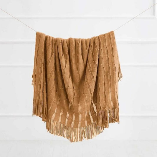 Home Urban Loft Dumfries Throw 127x152cm MUSTARD