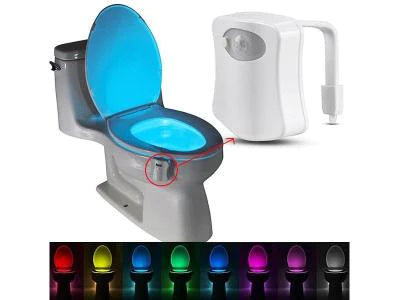 Lighting 8 Colors Motion Sensor Toilet Nightlight