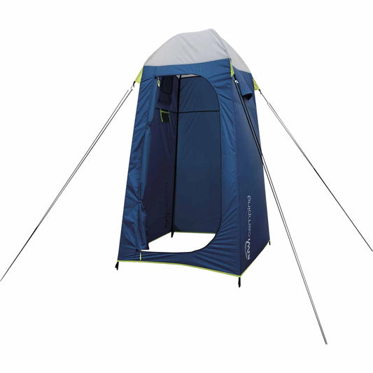 Camping Kingfisher Shower Tent W: 1200mm, H: 2100mm, D: 1200mm Blue