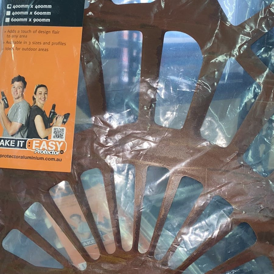 Deco Panel Wall Art Copper Effect Aluminium 400x400mm (6847254593688)