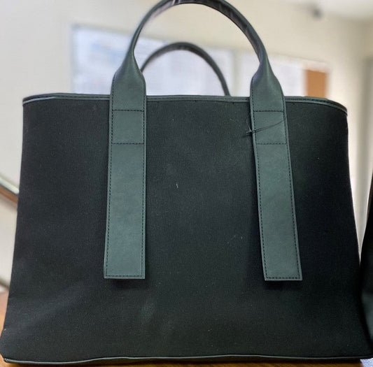 Bag Tote Bag - Natural Black Suede
